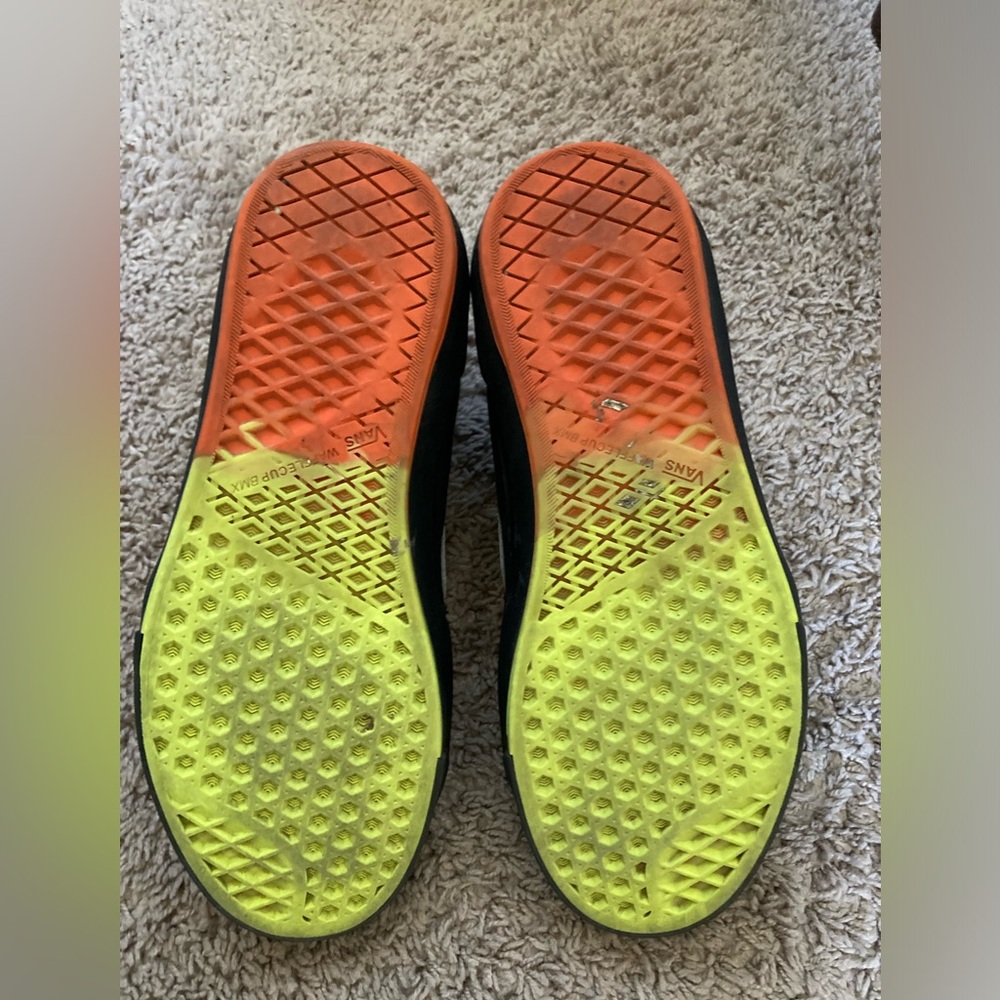 Vans Black and Yellow High-Top Sneakers - Picture 4 of 16